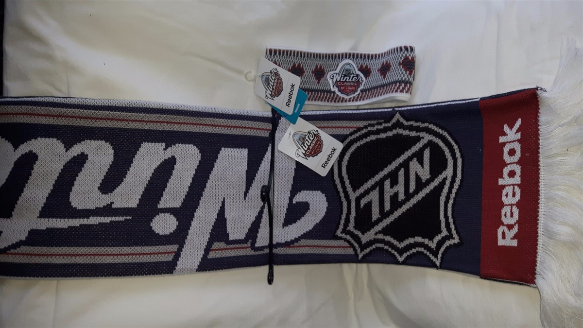 2017 NHL Reebok St.Louis Winter Classic Scarf & Head Band